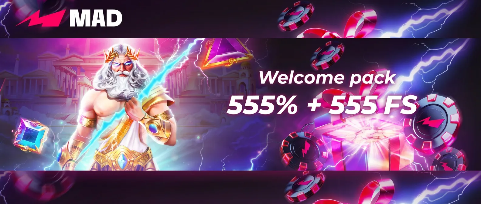 Mad казино баннер